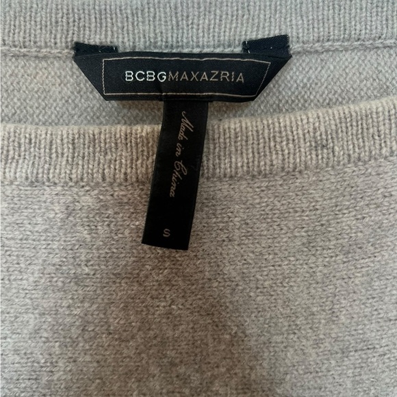 BCBG MaxAzria Sweater β Karlie, Gray & Black | Size Small - Picture 3 of 9
